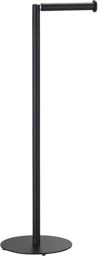 Vippe 2i1 Rund Toalettrullholder - Matt Sort