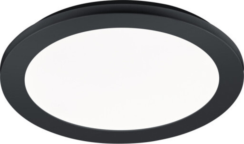 Camillus taklampe, sort, Ø26 cm