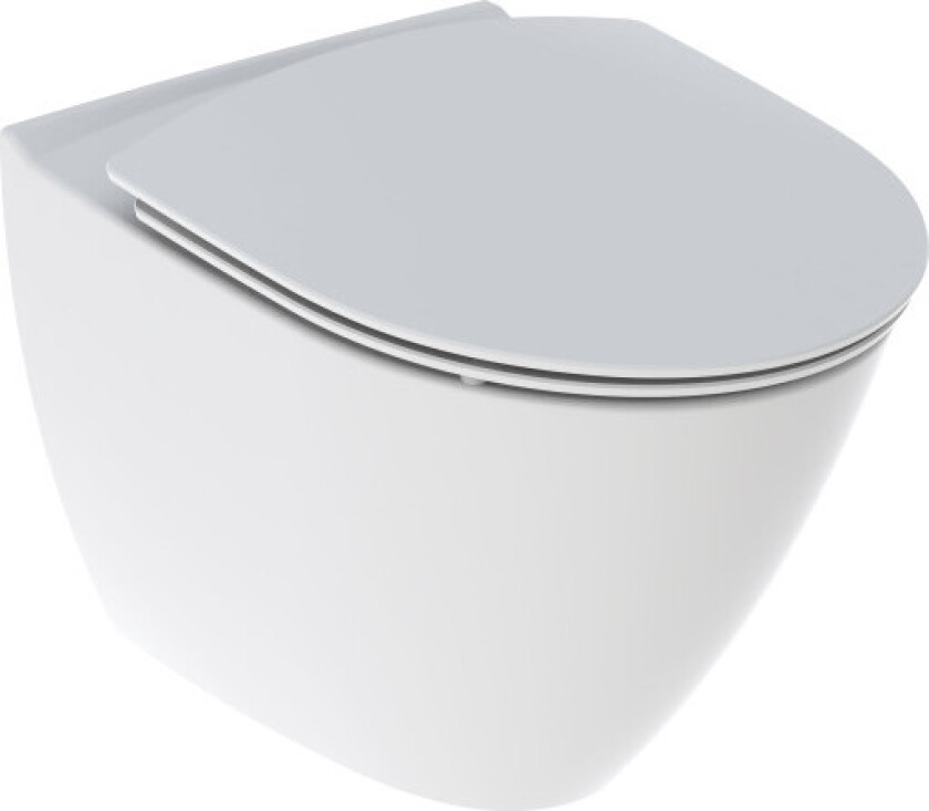 Spira Art vegghengt toalett, uten skyllekant, rengjøringsvennlig,  hvit