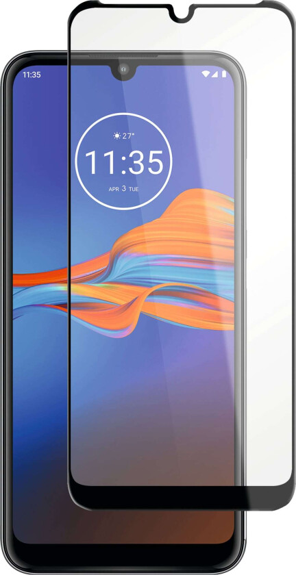 panzer Moto E6 Plus/E6s/E6i, Full-Fit Glass, Blk