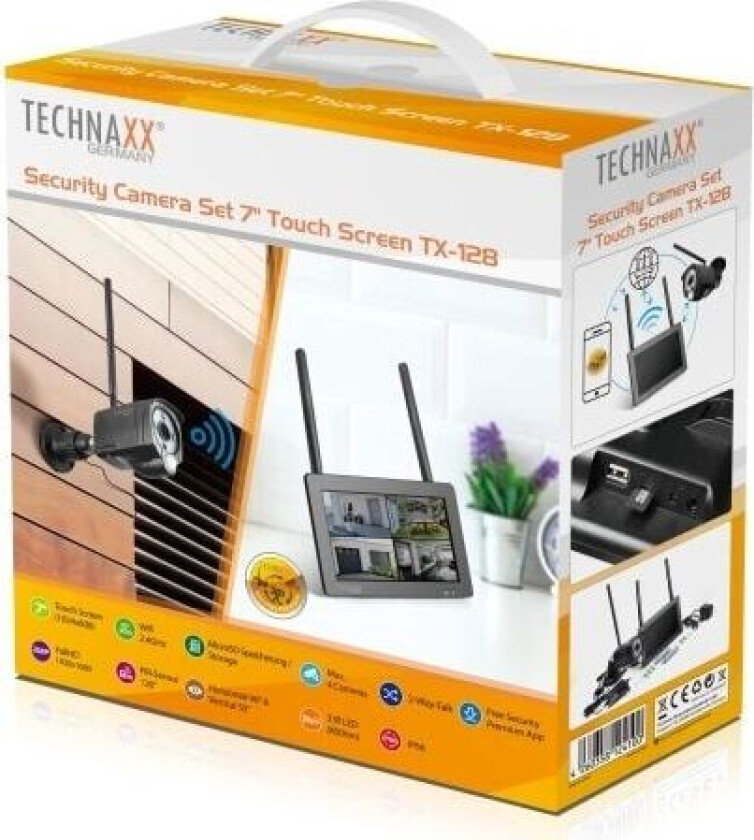 TX-128 - monitor + DVR + camera(s) - wireless