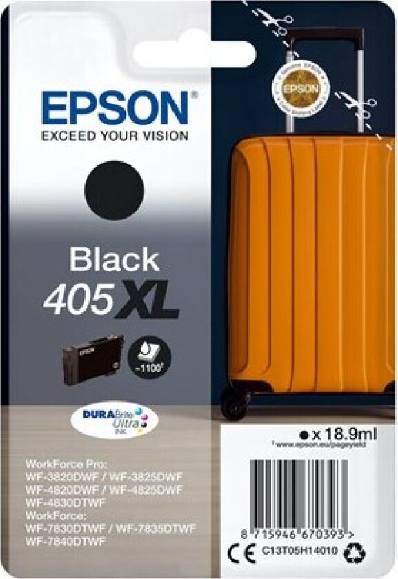 405XL - XL - black - original - ink cartridge - Blekkpatron Svart