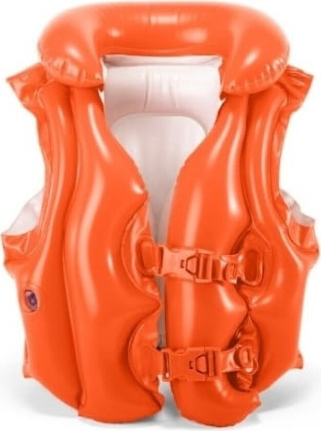 58671EU, Oransje, Svømmevest, Monokromatisk, Vinyl, 3 år, 6 år
