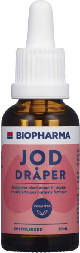 Jod Dråper 30ml Biopharma