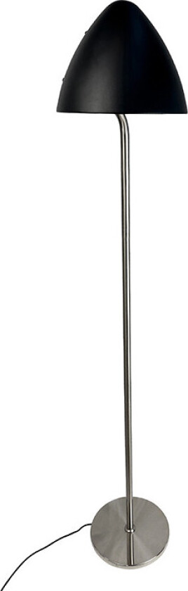 - Oulu Gulvlampe Black/Brushed Steel