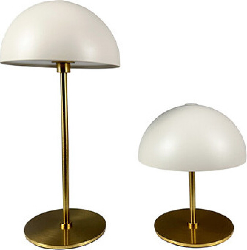 - Along Mini Portable Bordlampe 2pcs. Beige/Brass