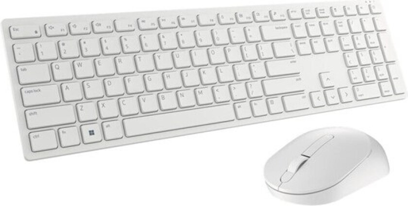Pro Wireless Keyboard & Mouse (US International Layout) - Tastatur & Mussett - Universal - Hvit