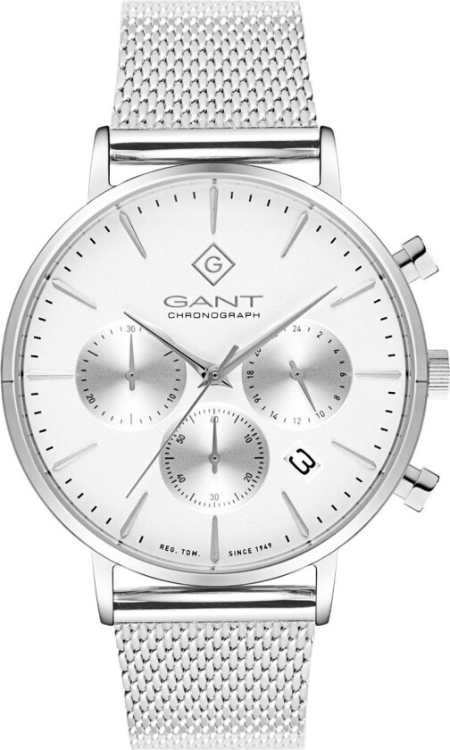 Park Avenue Chrono G123002 - Kvarts - Sølv - Herreklokker - Meshlenke - Mineral