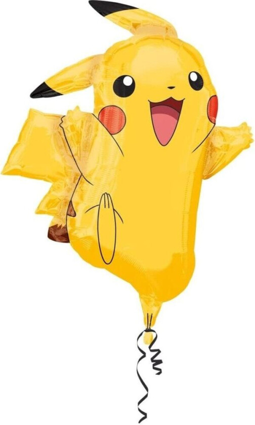 Pokemon Pikachu SuperShape XL Folie Ballong 78x62cm