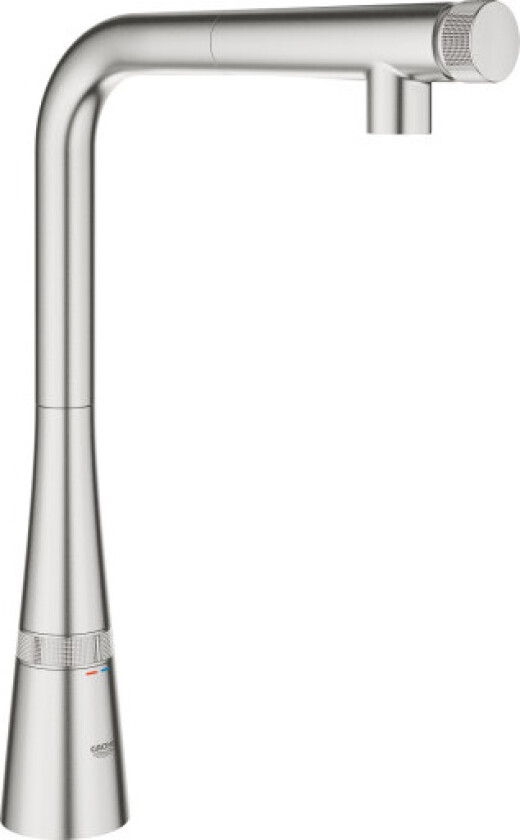 Zedra SmartControl kjøkkenarmatur, rustfritt stål