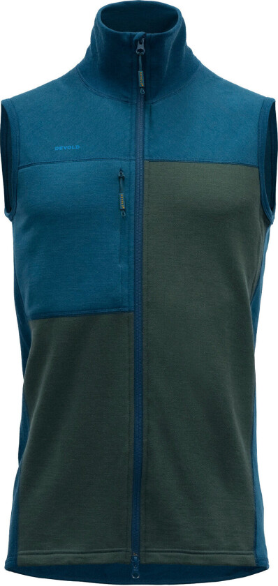 Nibba Merino Vest Man Flood/Woods XL