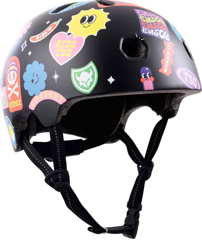 Meta Skate/BMX Hjelm Happy Sticker