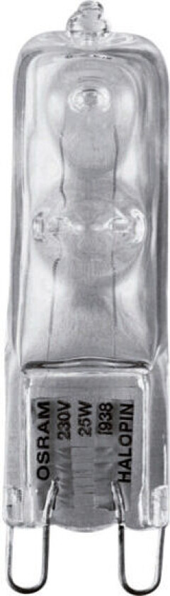 Halogenpære Halopin 20W 230V G9 Klar Osram - 3710240