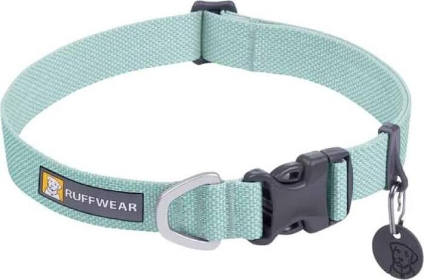 Hi & Light Dog Collar Sage Green Halsbånd til hund 23-28 cm