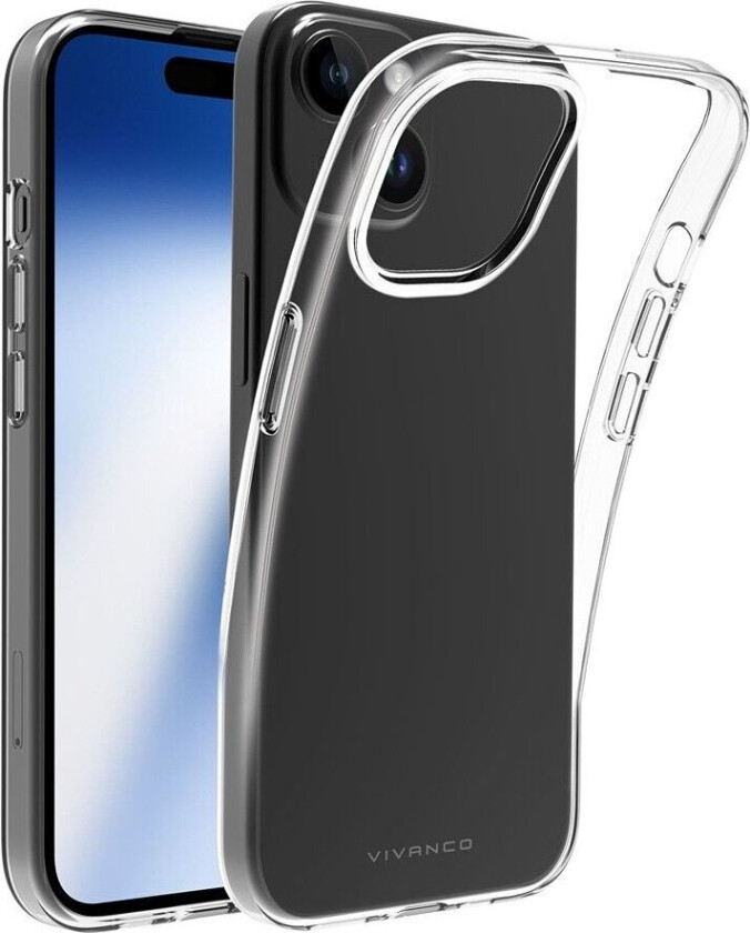 iPhone 15 Deksel Slim TPU Transparent