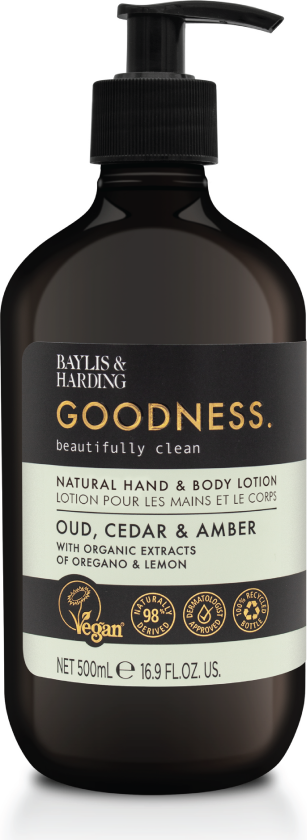 Goodness Oud, Cedar & Amber Hand & Body Cream 50