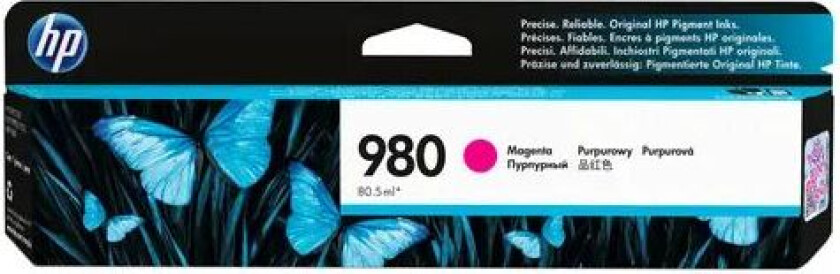 Hp Blekk Magenta 980, 6,6k - Officejet X555/x585