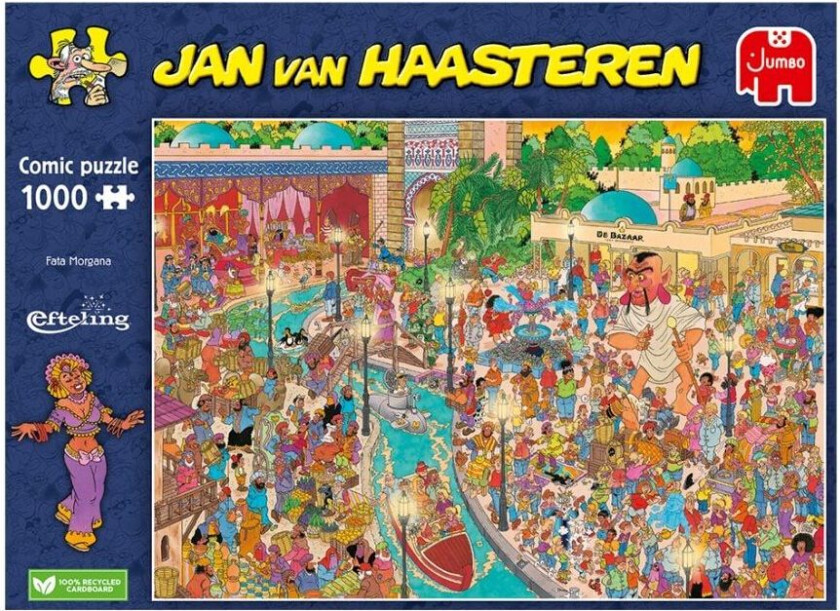 Jan Van Haasteren Efteling Fata Morgana Pussel 1000 bitar, Jumbo