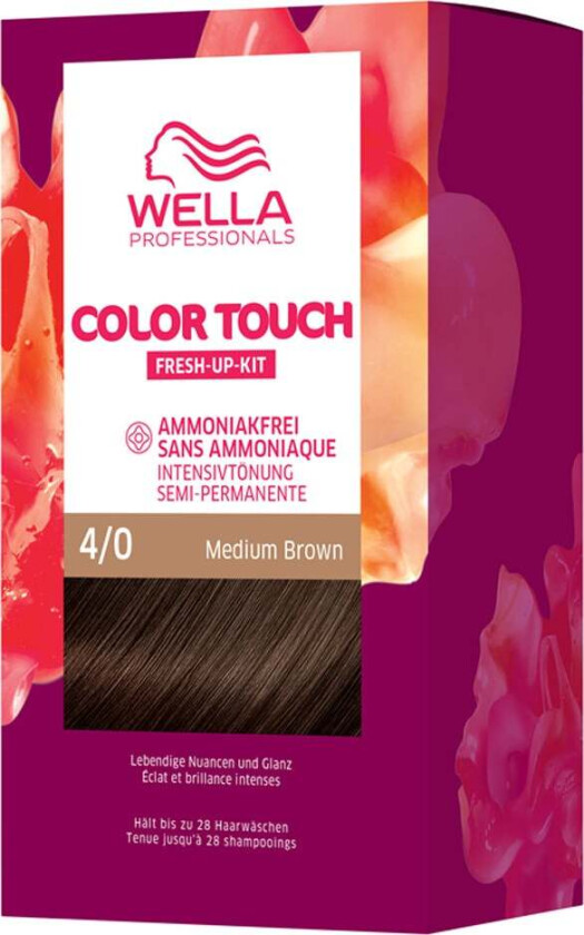 Color Touch Pure Naturals Medium Brown 4/0 13