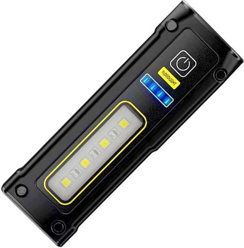 Flashlight EF01 Nødlader - Svart - 1000 mAh