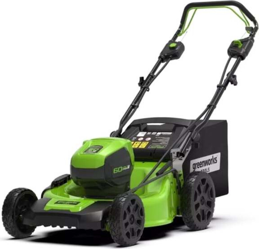 GD60LM51SP, Manuell gressklipper, 1200 m², 51 cm, 2,5 cm, 8 cm, 55 l - Uten batteri og opplader