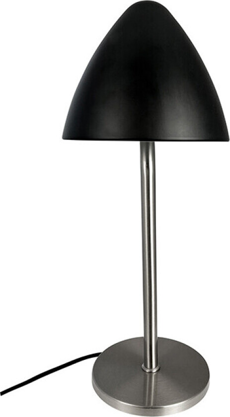 - Oulu Bordlampe Black/Brushed Steel