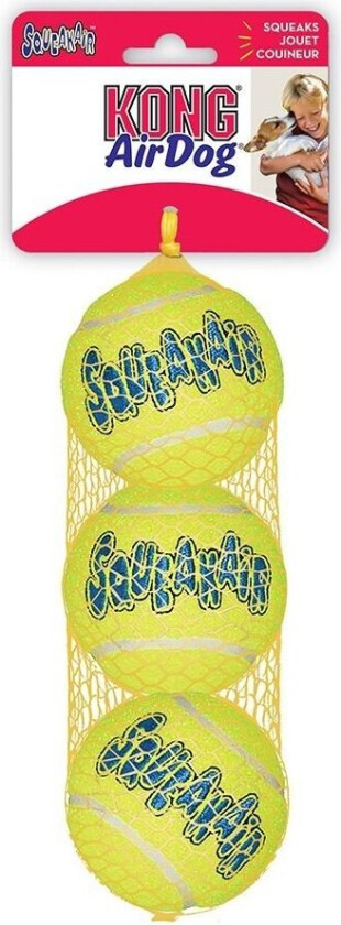 Kong Tennisball Gul 3pk M