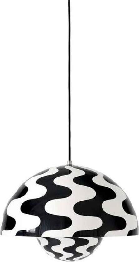 &Tradition Flowerpot pendel VP7 Black-white pattern