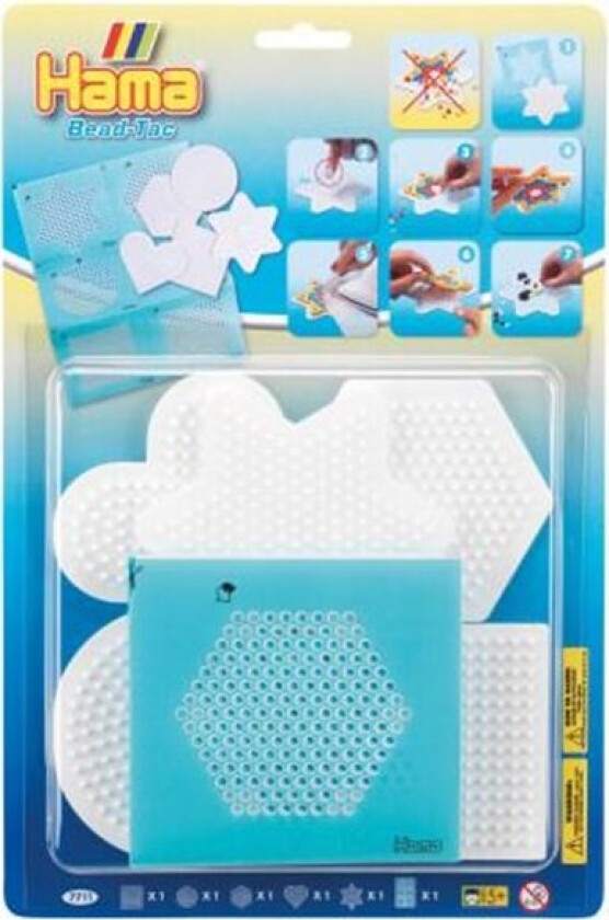 Bilde av Bead-Tac Iron-on plates 5pcs.