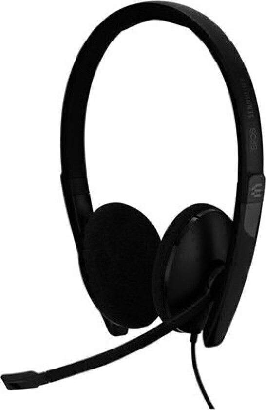 Epos Adapt 160t Ii Hodesett Usb-a Microsoft Teams, Optimert For Uc Stereo Svart