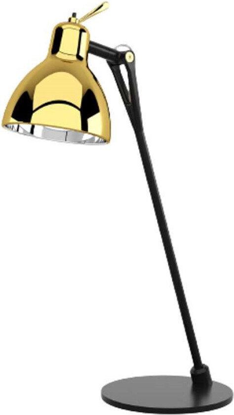 - Luxy Glam T0 Bordlampe Black/Gold Semi Transparent