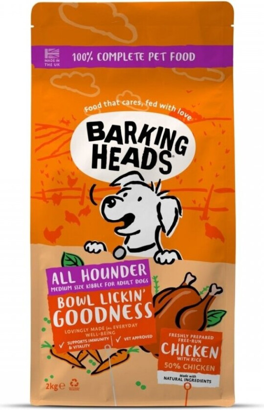 Barking Heads Bowl Lickin' Chicken (12 kg)