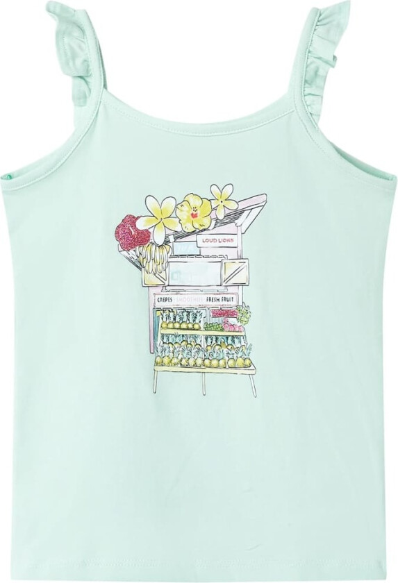 Singlet for barn lysemynte 128