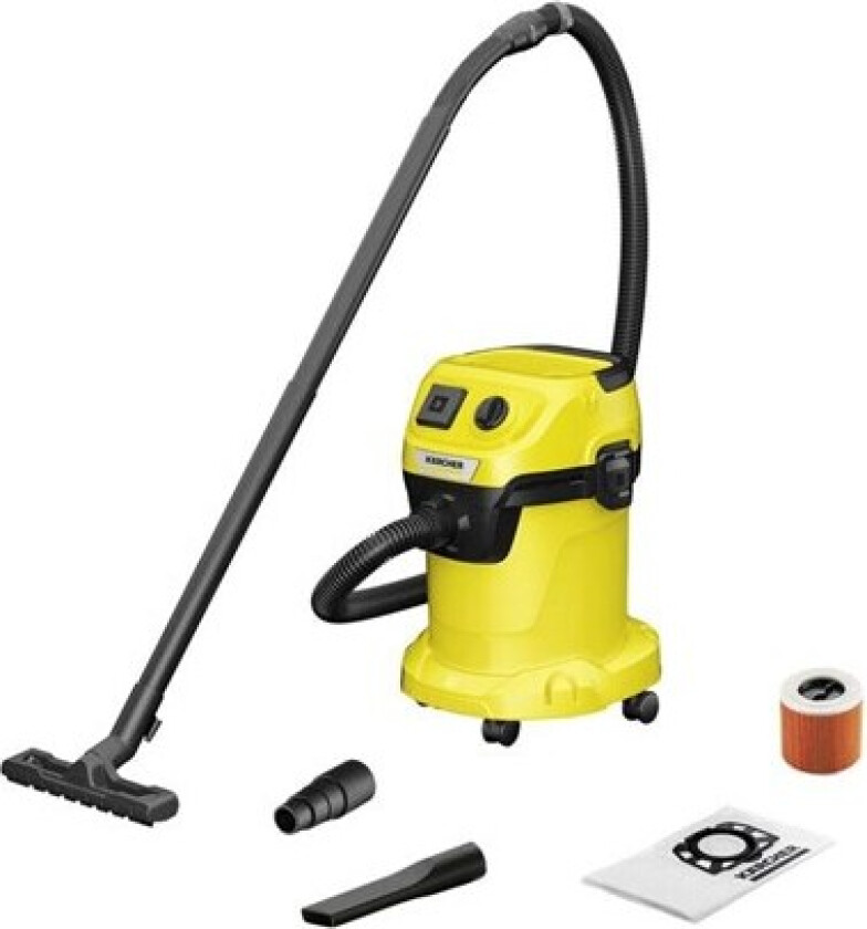 Kärcher WD 3 P Grovstøvsuger 1000 W