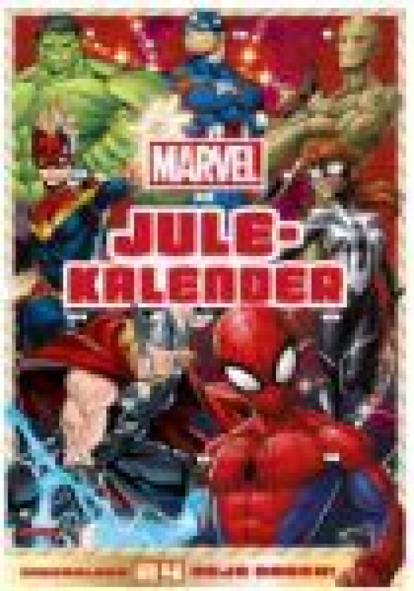 Karrusel Forlag - Marvel Julekalenderbog - 24 bøger