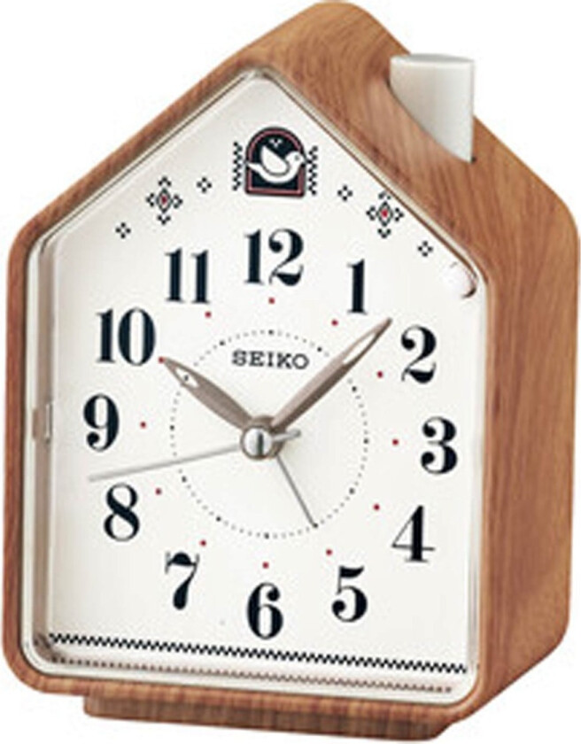 Alarm Clock QHP005A - Kvarts - Brun - - - Akryl