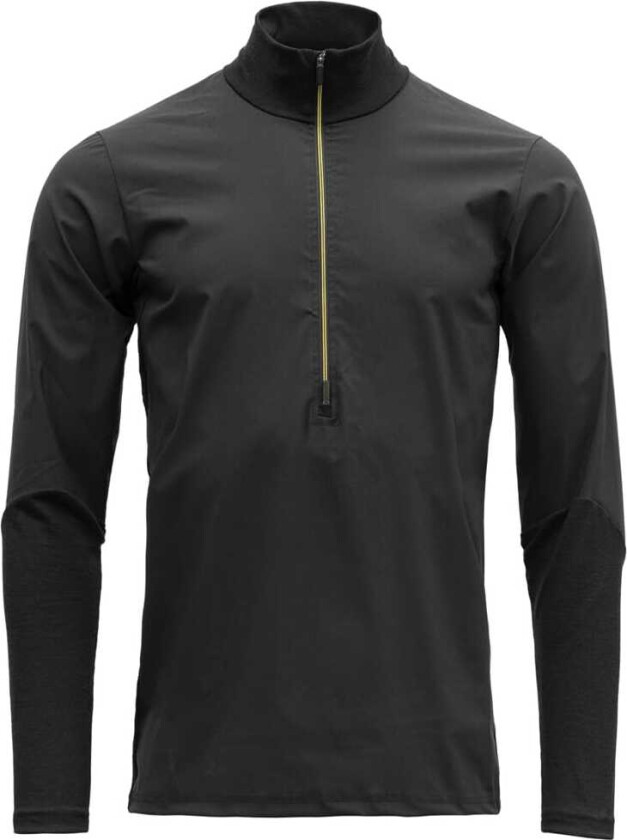 Cover Man Zip Neck S, Caviar