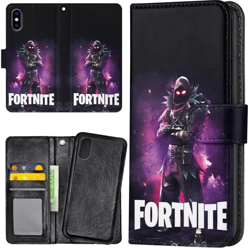 iPhone X/XS - Lommebok Deksel Fortnite
