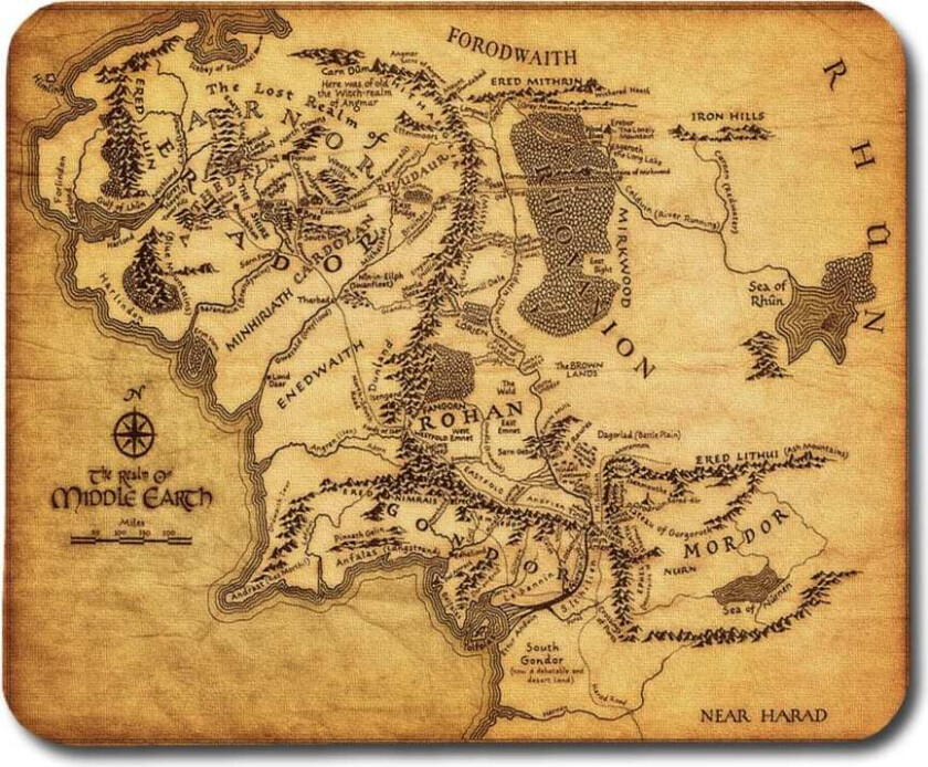 Middle Earth Map Musematte