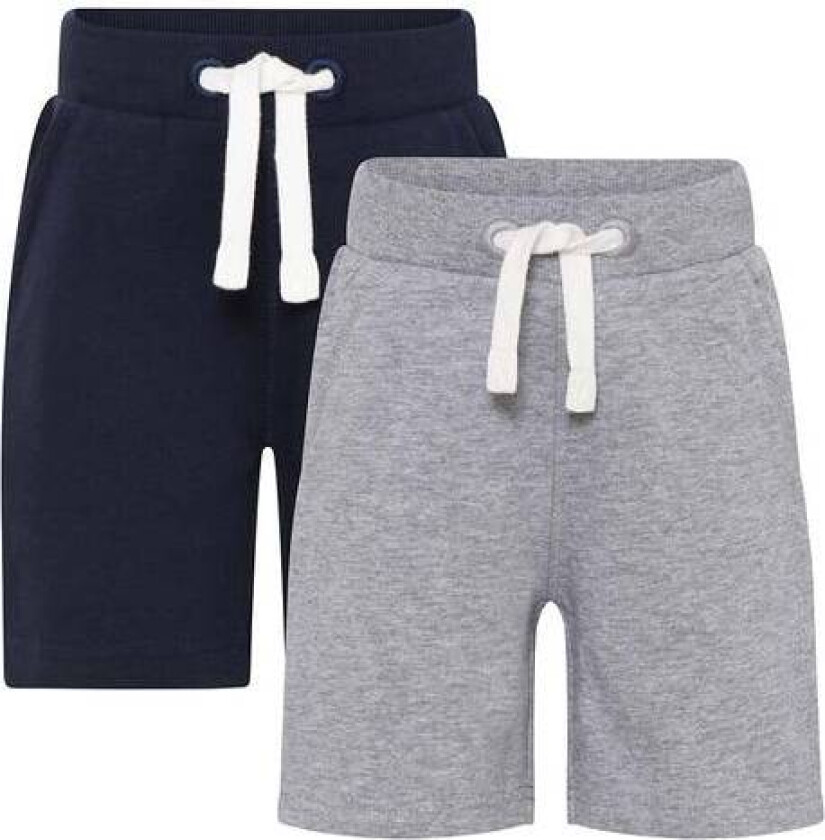 2-Pack Shorts Til Barn, Dark Navy