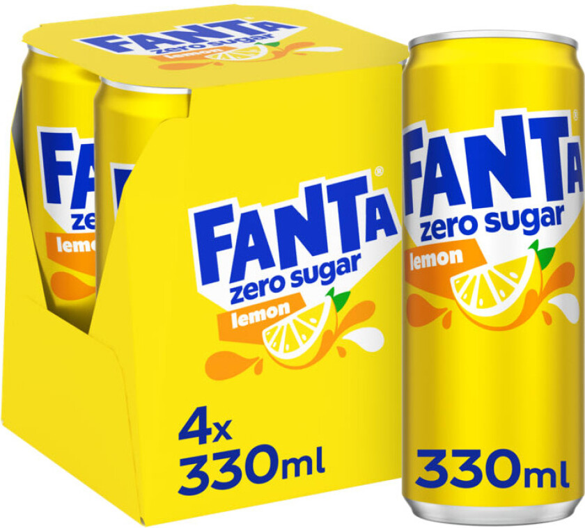Lemon No Sugar 0,33lx4 boks