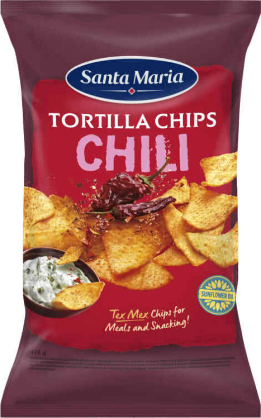 Tortilla Chips Chili 475g St.Maria