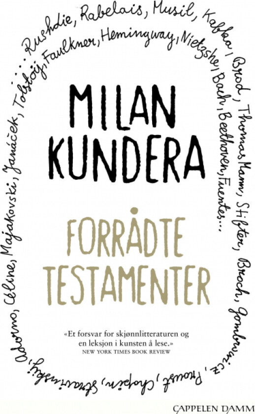 Forrådte testamenter av Milan Kundera