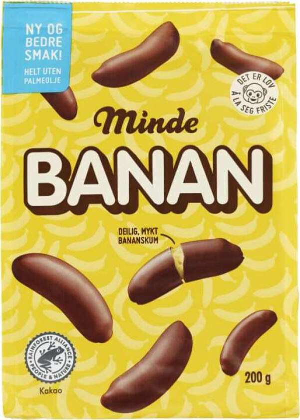 Minde Sjokolade Banan 200g