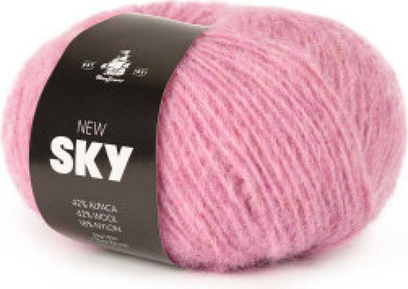 New Sky Garn Unicolor 84 Lys lilla