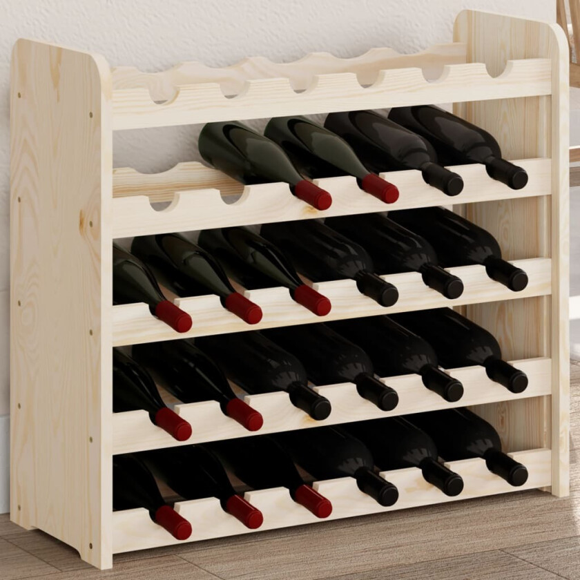 Vinstativ 67,5x25x60 cm heltre furu