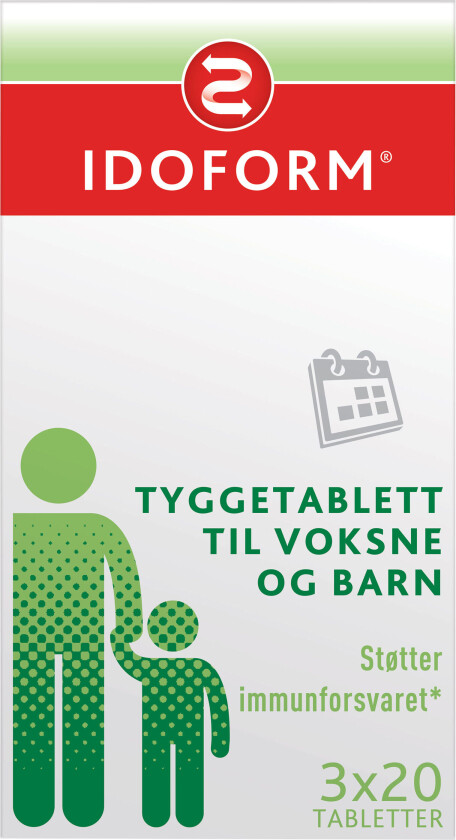 Tyggetabletter, 3x 20 tabletter