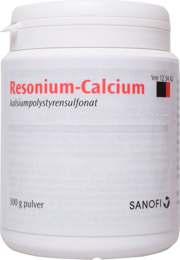 Resonium-Calcium pulver, 300 g.