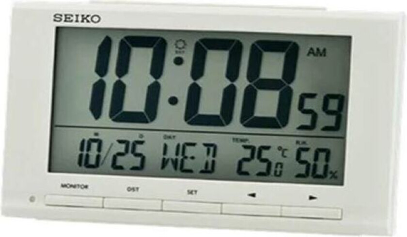 Alarm Clock QHL090W - Digital - Hvit - - - Akryl