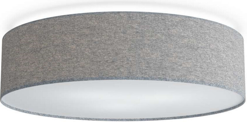 Soft takplafond Ø 60 cm Grå ull